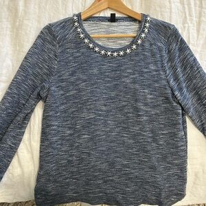JCREW M Blue Sweater